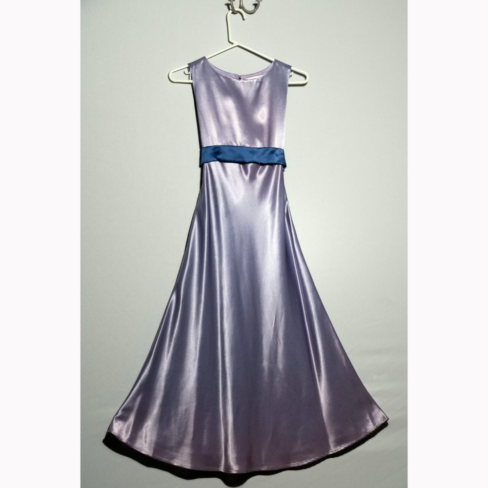 Opal Satin Flower Girl / Holiday Dress Size 16
